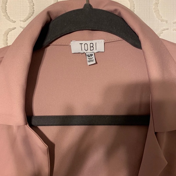 Long sleeve cropped blouse - Picture 1 of 3